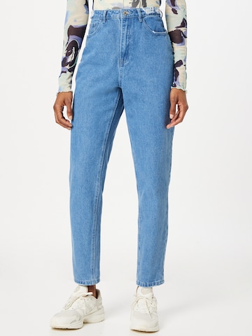 Regular Jeans de la Missguided pe albastru: față