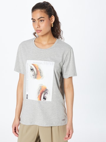 T-shirt LOOKS by Wolfgang Joop en gris : devant