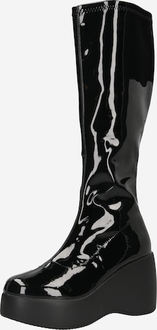 Bottes Nasty Gal en noir : devant