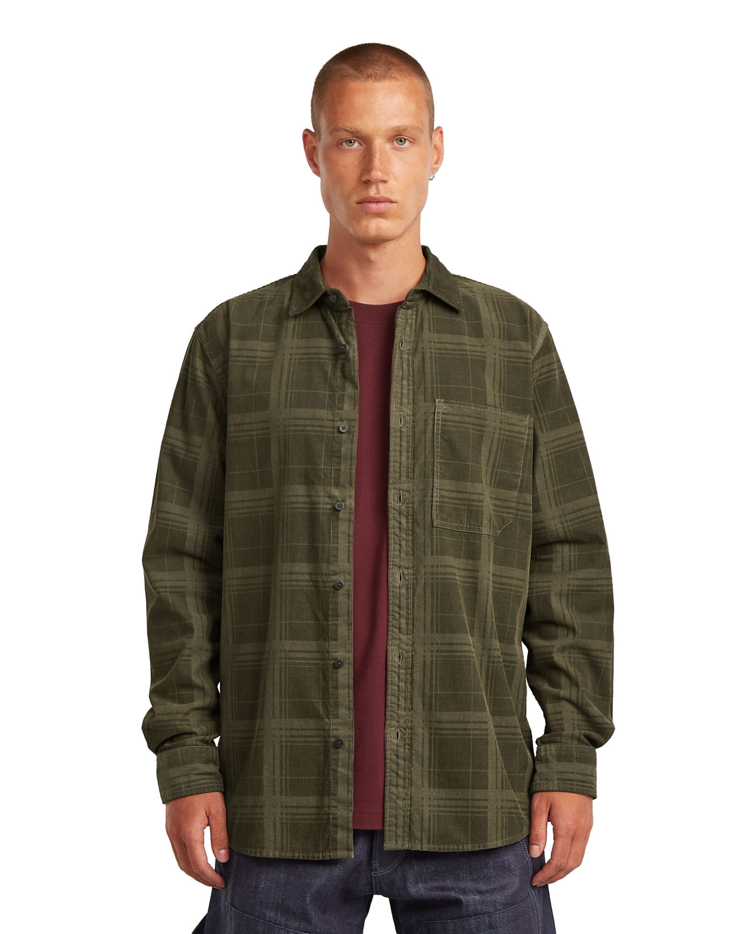 G-STAR Regular Fit Shirts 'One Pocket Regular' in Mischfarben: Vorderseite