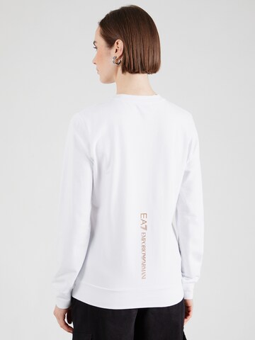 Sweat-shirt EA7 Emporio Armani en blanc