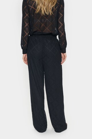 SAINT TROPEZ Loose fit Trousers in Black
