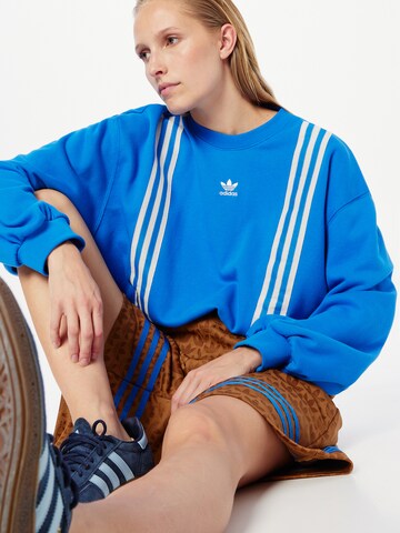 zils ADIDAS ORIGINALS Sportisks džemperis 'Adicolor 70S 3-Stripes'
