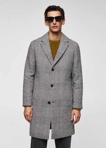 MANGO MAN Between-Seasons Coat 'Olan' in Grey: front