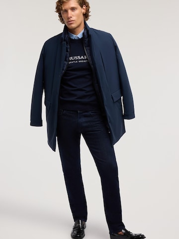 Trussardi Winter Coat in Blue