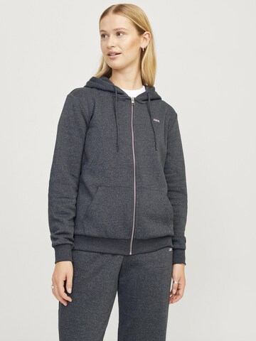 JJXX Sweatvest 'ABBIE' in Grijs: voorkant