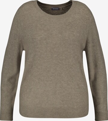 SAMOON Sweater in Green: front