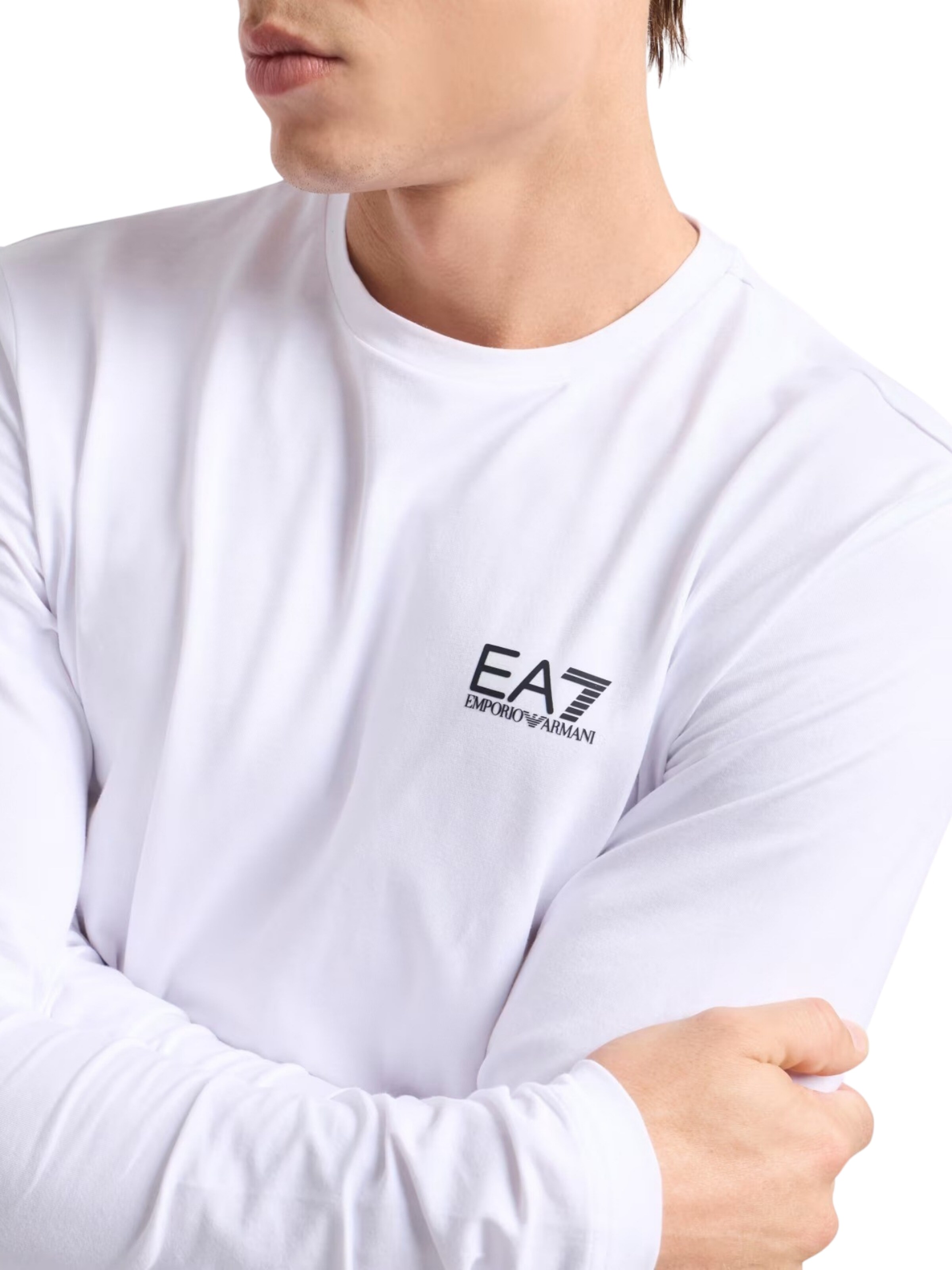 EA7 Emporio Armani Bluser & t-shirts 'Core Identity' i hvid