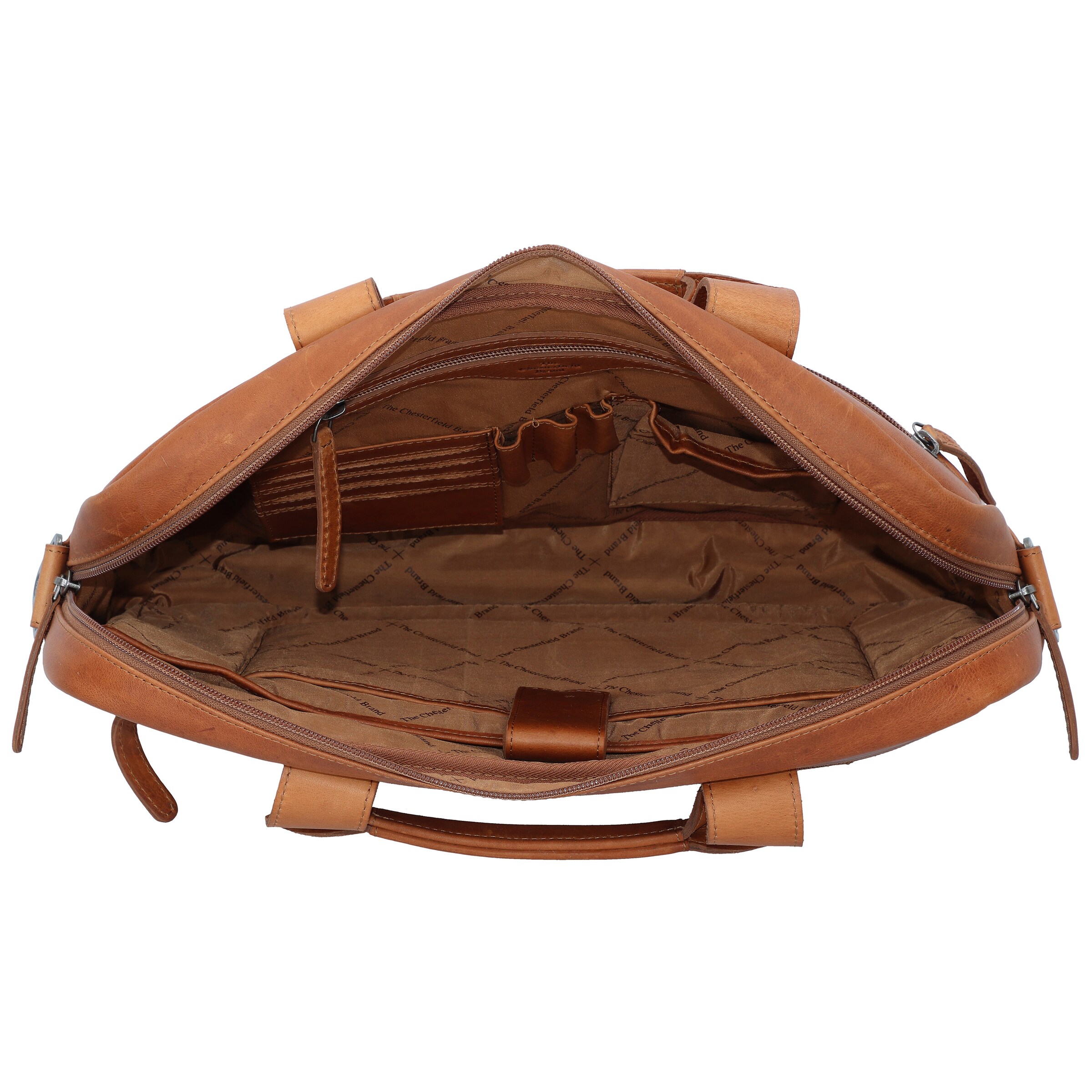 The Chesterfield Brand Tasche 'Calvi' in Braun