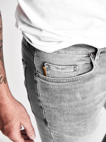 Five Fellas Slimfit Jeans 'Marlo' in Grau