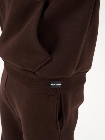 LOUIS LECLER Sweatshirt 'Hiro' in Bruin