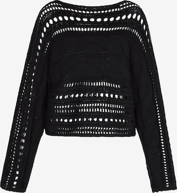 faina Pullover in Schwarz: Vorderseite