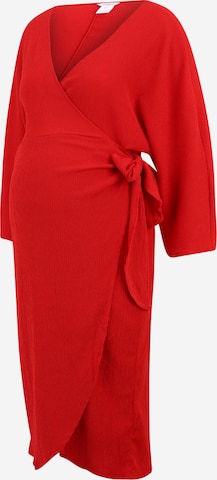 Lindex Maternity Kleid 'Lisa' in Rot: predná strana