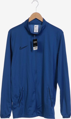 NIKE Sweatshirt & Zip-Up Hoodie in XL in Blue: front