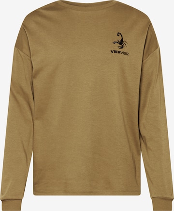 VIERVIER Shirt 'Luca' in Brown: front