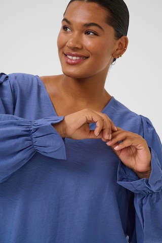 KAFFE CURVE Bluse 'Rya ' in Blau