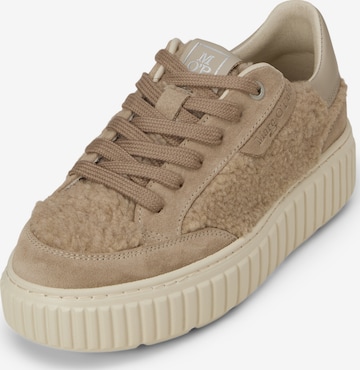 Marc O'Polo Platform trainers in Brown: front