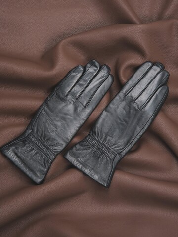 Estro - Guantes con dedos '3327' en negro