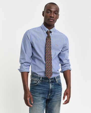 GANT Slim Fit Hemd in Blau: Vorderseite