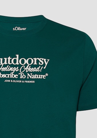 T-Shirt s.Oliver en vert