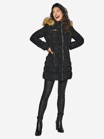 KOROSHI Winterparka in Schwarz