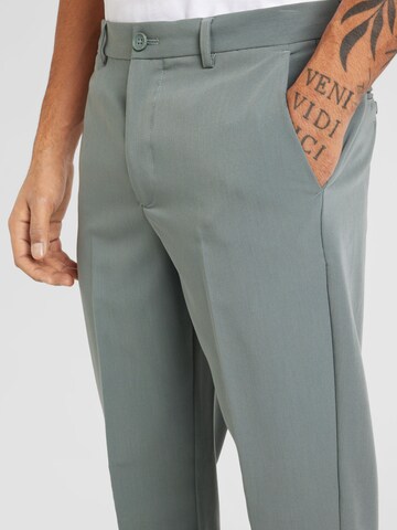 Only & Sons Slim fit Trousers with creases 'EVE' in Green