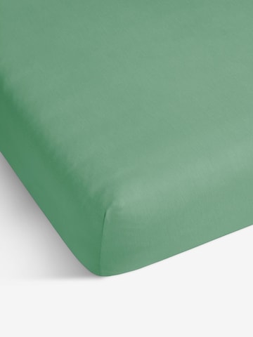 Aspero Bed Sheet 'Natal' in Green: front