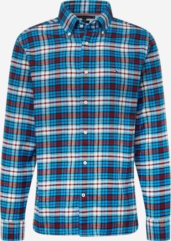 TOMMY HILFIGER Regular fit Button Up Shirt in Blue: front