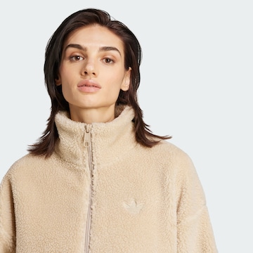 Giacca di pile 'Essentials' di ADIDAS ORIGINALS in beige