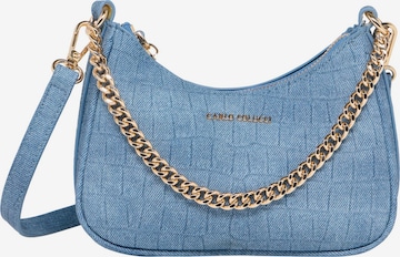 Carlo Colucci Shoulder Bag ' Dettole ' in Blue: front