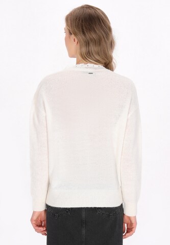 Pull-over DreiMaster Vintage en blanc