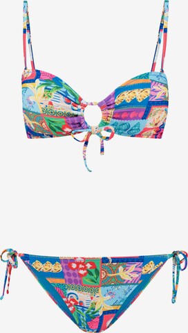 Shiwi Bandeau Bikini 'Zoe' in Mischfarben: predná strana