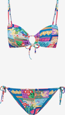 Bandeau Bikini 'Zoe' Shiwi en mélange de couleurs : devant