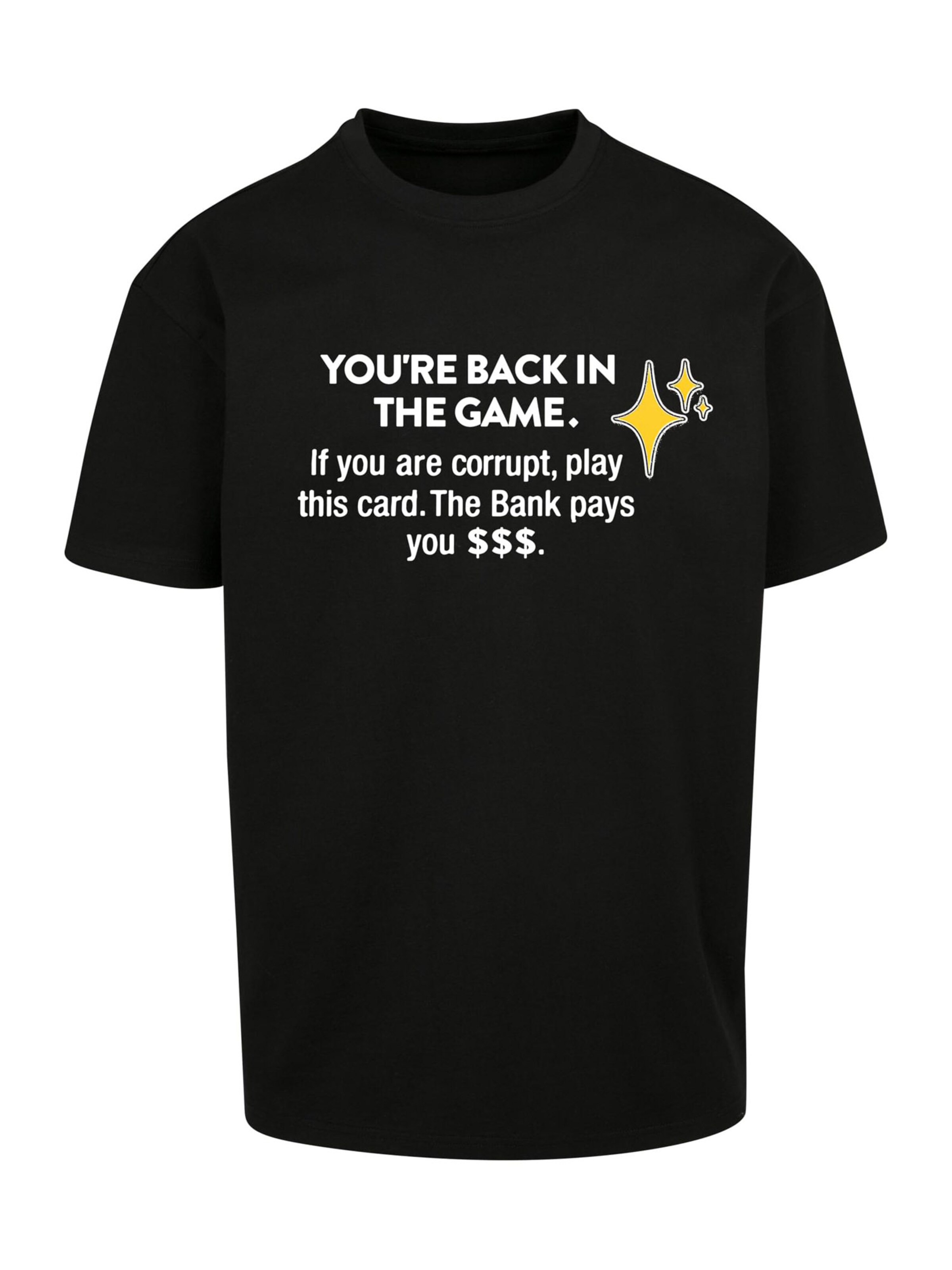 Mister Tee Póló 'Intepol' - fekete: elől