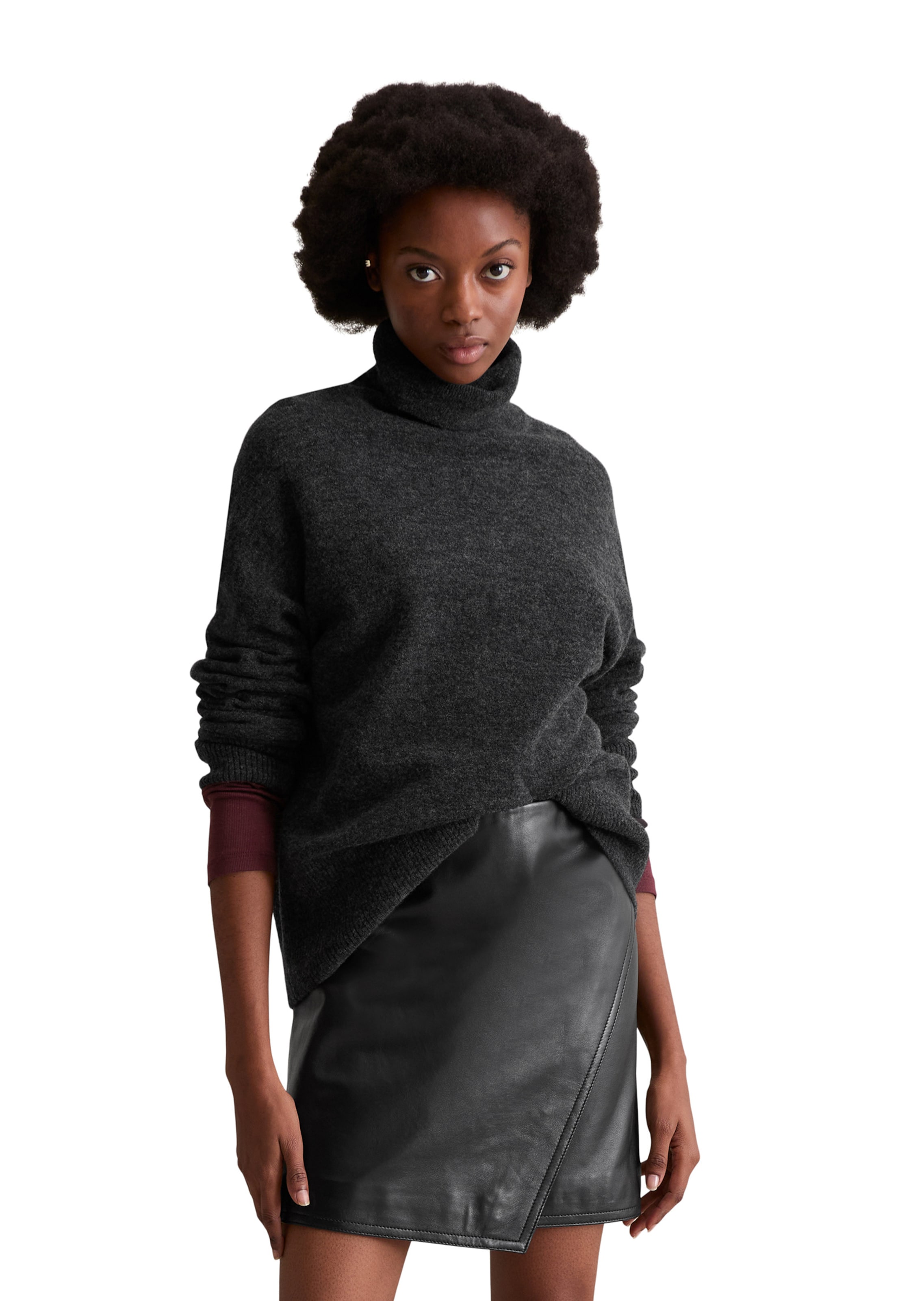 Marc O'Polo DENIM Sweater in Grey: front