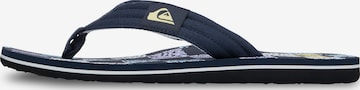 QUIKSILVER T-Bar Sandals in Grey: front