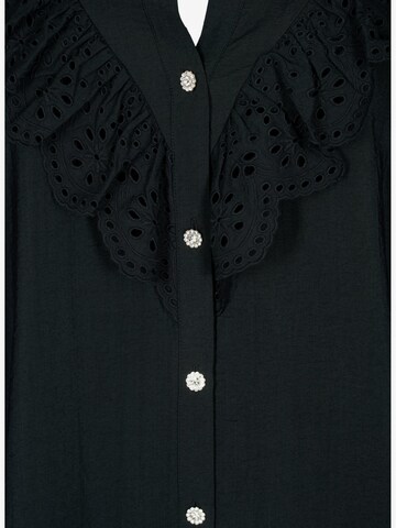 Camicia da donna 'CLARA' di Zizzi in nero