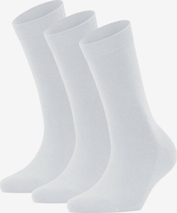 Chaussettes FALKE en blanc : devant