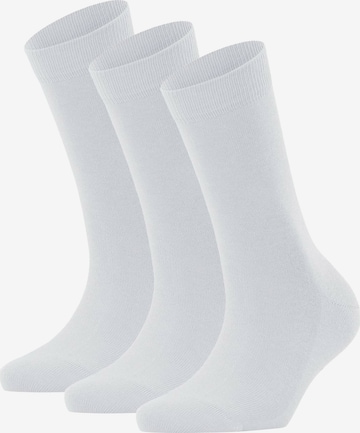 Chaussettes FALKE en blanc : devant