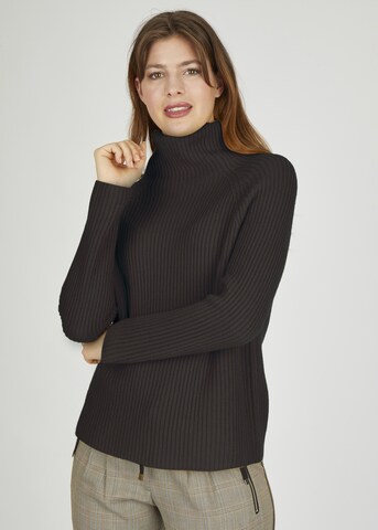 eve in paradise Pullover 'Astrid' in Schwarz: predná strana