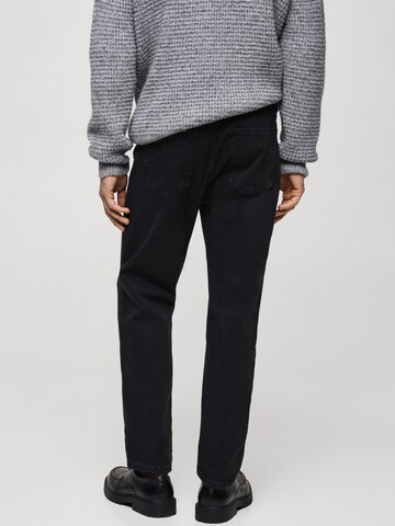 MANGO MAN Regular Jeans 'BEN' in Black