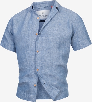 Kronstadt Button Up Shirt 'Ayers' in Blue: front