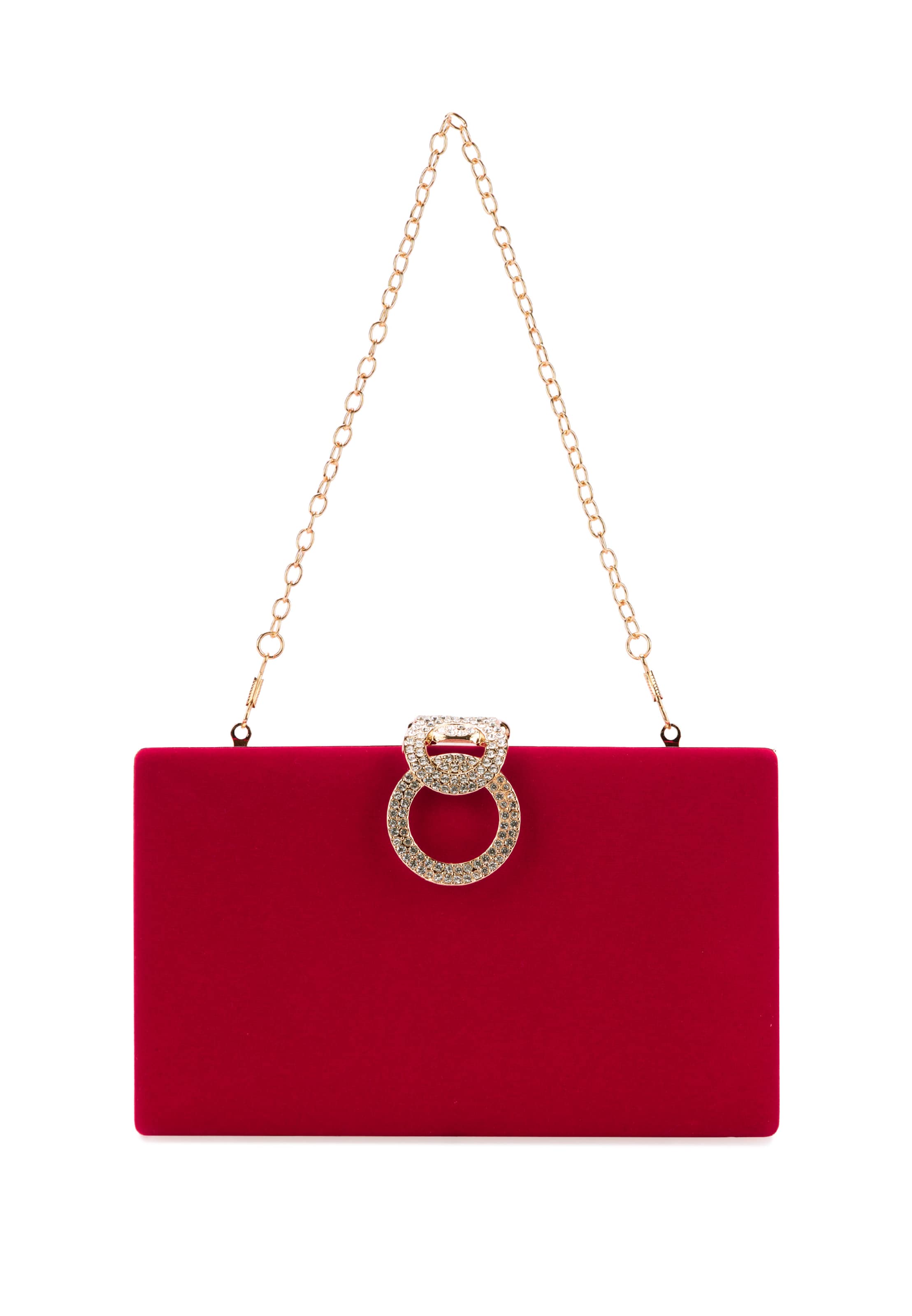 faina - Clutches em vermelho: frente