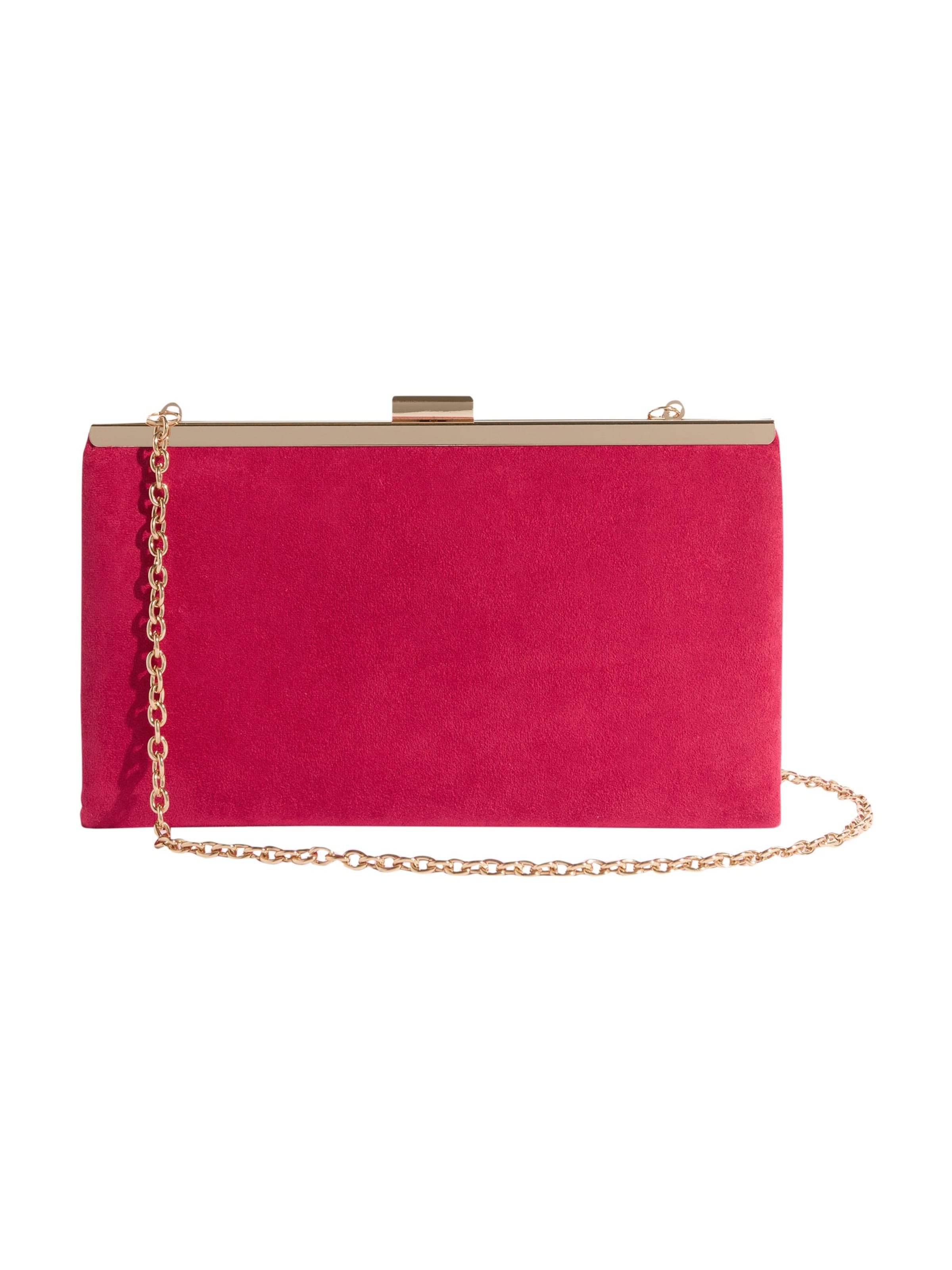 Friends Like These Clutch in purpur, Produktansicht