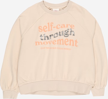 s.Oliver Sweatshirt in Beige: front