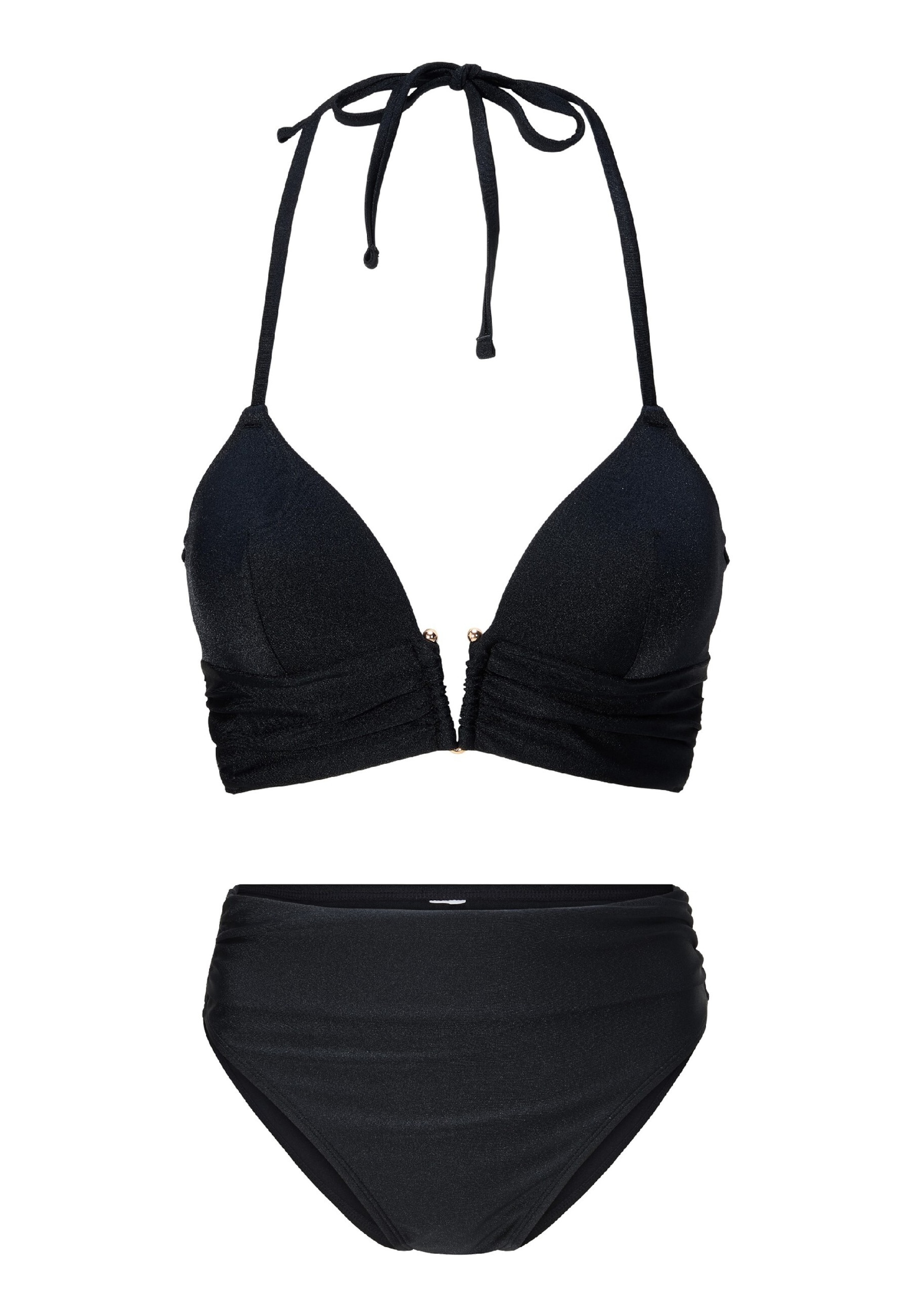 LingaDore - Triángulo Bikini en negro: frente