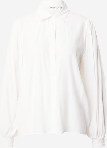 b.young Blouse 'HUBBA' in Wit: voorkant