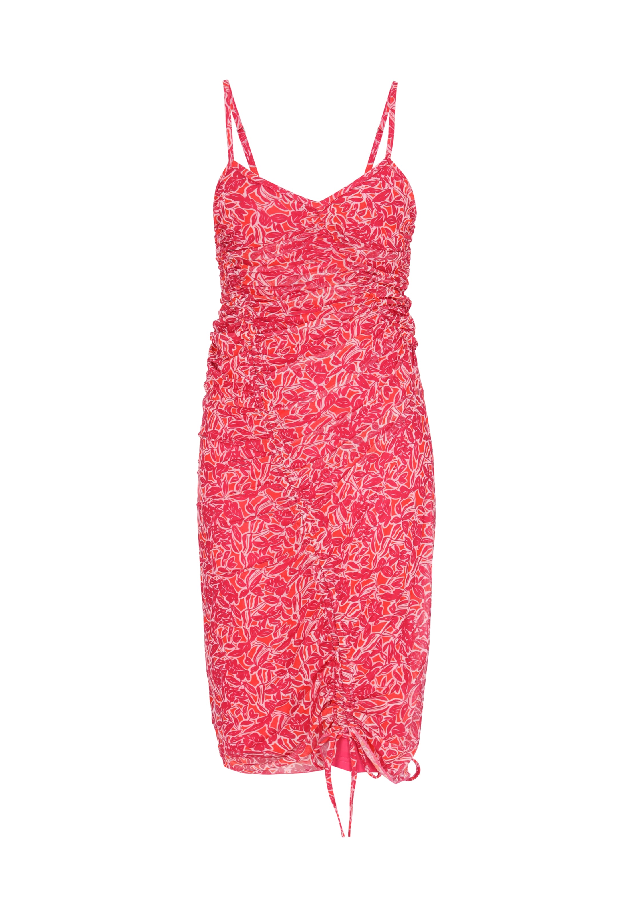 Robe IZIA en rouge : devant