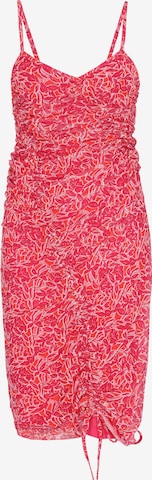 IZIA - Vestido em vermelho: frente