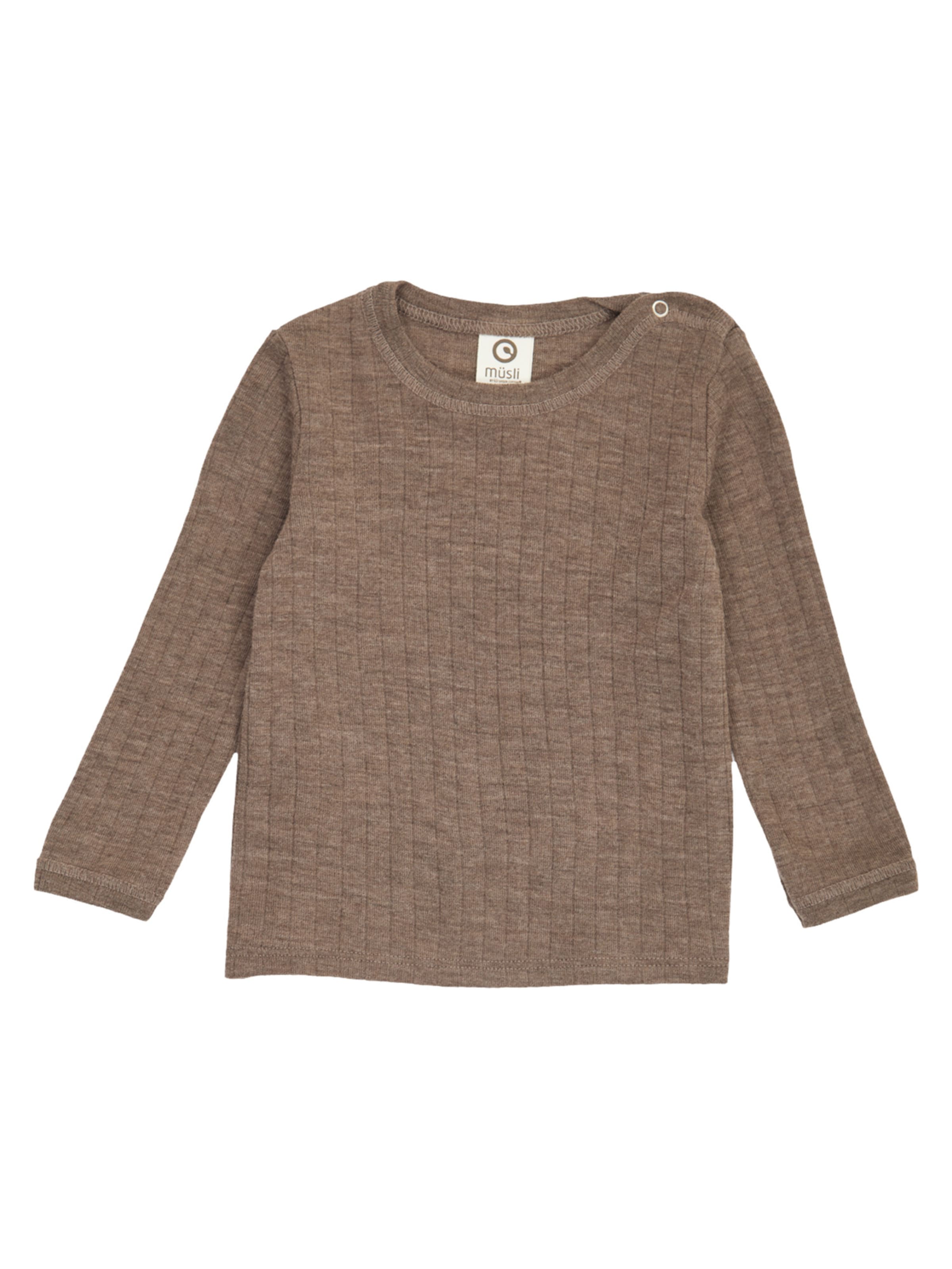 Müsli by GREEN COTTON Shirt in de kleur Donkerbruin, Productweergave